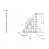 Треугольная пластина из анодированного алюминия Triangle Plate 6*8 (Pair) - «globural.ru» - Тихорецк