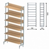  Стеллаж на металлокаркасе односторонний - «globural.ru» - Тихорецк