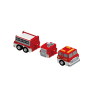 Магнитный конструктор Транспорт "Смешай и собери". Серия Пожарная и спасательная техника. Комплект на группу - «globural.ru» - Тихорецк