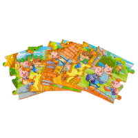 Пазлы Книжка "Три поросенка" - «globural.ru» - Тихорецк