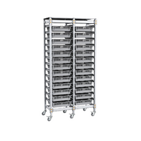 Стеллаж мобильный 2-х секционный для учебных наборов и цифровых лабораторных комплексов SenseDisc - «globural.ru» - Тихорецк