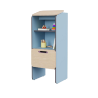 Родительский столик для записей во входную группу из коллекции мебели «НЕГА» (цвет голубой) - «globural.ru» - Тихорецк