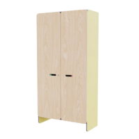 Шкаф под инвентарь из коллекции «НЕГА» (цвет желтый) - «globural.ru» - Тихорецк