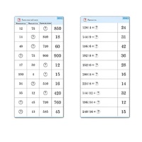 Комплект карточек (10) "Обучающий калейдоскоп. Умножение и деление в два шага" - «globural.ru» - Тихорецк