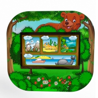 Профессиональный сенсорный настенный логопедический комплекс Мишка Logo 2 - «globural.ru» - Тихорецк