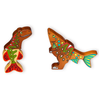 Магнитный деревянный конструктор "Дино" - «globural.ru» - Тихорецк