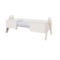 Кровать детская из коллекции «НЕГА» (цвет бежевый) - «globural.ru» - Тихорецк