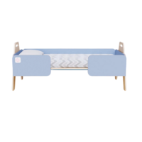 Кровать детская из коллекции «НЕГА» (цвет голубой) - «globural.ru» - Тихорецк