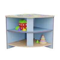 Угловое место для хранения из коллекции «НЕГА» (голубой) - «globural.ru» - Тихорецк