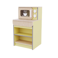 Модуль с микроволновкой из коллекции «НЕГА» (желтый) - «globural.ru» - Тихорецк