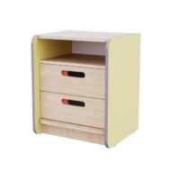 Тумба к письменному столу воспитателя из коллекции «НЕГА» (цвет желтый) - «globural.ru» - Тихорецк