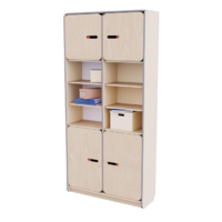 Рабочий стеллаж для воспитателя из коллекции «НЕГА» (цвет бежевый) - «globural.ru» - Тихорецк