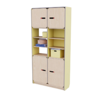 Рабочий стеллаж для воспитателя из коллекции «НЕГА» (цвет желтый) - «globural.ru» - Тихорецк