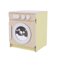 Стиральная машина из коллекции «НЕГА» (желтый) - «globural.ru» - Тихорецк