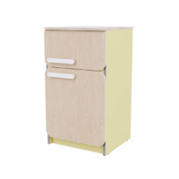 Холодильник из коллекции «НЕГА» (желтый) - «globural.ru» - Тихорецк