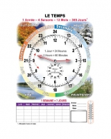 Le temps. Учебно наглядные пособия по французскому языку - «globural.ru» - Тихорецк