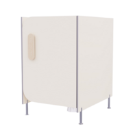 Гигиеническая кабинка из коллекции «НЕГА» (цвет бежевый) - «globural.ru» - Тихорецк