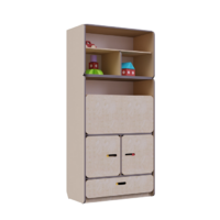 Стеллаж-трансформер с рабочим местом специалиста из коллекции «НЕГА» (бежевый) - «globural.ru» - Тихорецк