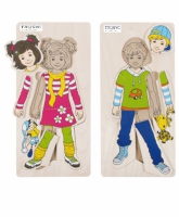 Развивающий пазл "Аника и Денис" - «globural.ru» - Тихорецк