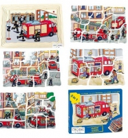 Развивающий пазл "Пожарная бригада" - «globural.ru» - Тихорецк