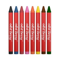 Мелки восковые 8 цветов - «globural.ru» - Тихорецк