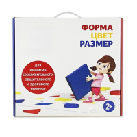 Подвижная развивающая игра "Форма, цвет, размер" - «globural.ru» - Тихорецк