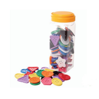 Игра на сенсомоторное развитие "Большие цветные пуговицы" - «globural.ru» - Тихорецк