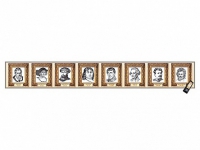 Интерактивный стенд-лента "Выдающиеся путешественники и ученые-географы" адаптивный, с сенсорным пультом управления и планшетом со шрифтом Брайля - «globural.ru» - Тихорецк