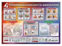 Стенд-уголок "Правила безопасности школьника" - «globural.ru» - Тихорецк