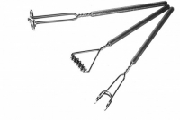 Комплект массажных логопедических зондов "Универсальный" на толстых ручках с накаткой (3 штуки) - «globural.ru» - Тихорецк