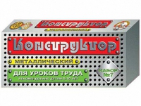 Конструктор металлический №7 (для уроков труда) 148 элементов - «globural.ru» - Тихорецк