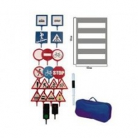 Набор знаков дорожного движения в чемодане (20 штук.) - «globural.ru» - Тихорецк