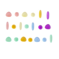 Игра на сенсомоторное развитие «Радужные Камешки» прозрачные - «globural.ru» - Тихорецк