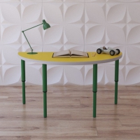 Стол растущий на регулируемых ножках «Половинка» - «globural.ru» - Тихорецк