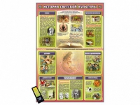 Интерактивный стенд "История светской культуры" адаптивный, с сенсорным пультом управления и планшетом со шрифтом Брайля (основы духовно-нравственной культуры народов России) - «globural.ru» - Тихорецк