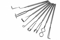 Комплект массажных логопедических зондов на толстых ручках с накаткой (по Новиковой Е.В.). Основной комплект из 8-ми зондов - «globural.ru» - Тихорецк