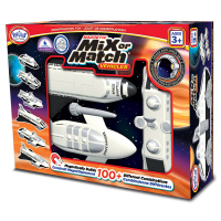 Магнитный конструктор Транспорт "Смешай и собери". Серия Космос   Стартовый набор - «globural.ru» - Тихорецк