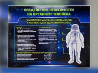 Стенд "Воздействие невесомости на организм человека" - «globural.ru» - Тихорецк