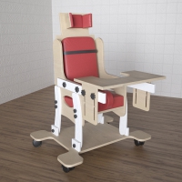 Стул для ребенка с ОВЗ «Новые горизонты» №2 со столешницей красный - «globural.ru» - Тихорецк