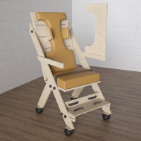 Стул для ребенка с ОВЗ «Новые горизонты» №4 со столешницей коричневый - «globural.ru» - Тихорецк