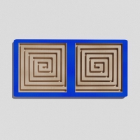 Такт-панель "Синий лабиринт №4" - «globural.ru» - Тихорецк