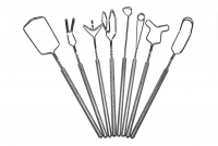 Комплект массажно-постановочных зондов МиГ на толстых ручках с накаткой Микляевой Ю. В (8 штук) - «globural.ru» - Тихорецк