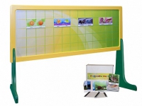 Двухстороннее магнитно-маркерное панно "Подбери пару" с комплектом тематических магнитов - «globural.ru» - Тихорецк