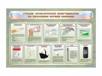 Стенды "Учебно-практическое оборудование по оказанию первой помощи" - «globural.ru» - Тихорецк