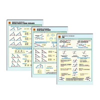 Комплект таблиц раздаточных "Планиметрия. Треугольники" (цвет., лам., 6 шт.) - «globural.ru» - Тихорецк