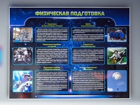 Стенд "Физическая подготовка" (вариант 2) - «globural.ru» - Тихорецк