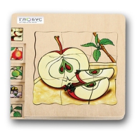 Развивающий пазл "Яблоко" - «globural.ru» - Тихорецк