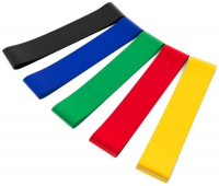 Ленточный эспандер фитнес - резинки набор из 5 штук - «globural.ru» - Тихорецк