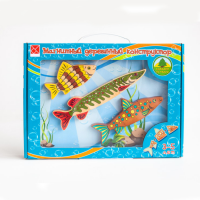 Магнитный деревянный конструктор "Рыбки" - «globural.ru» - Тихорецк