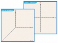 Фрагмент (демонстрационный) маркерный (двухсторонний) "Координатная плоскость" - «globural.ru» - Тихорецк